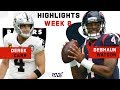 Derek Carr vs. Deshaun Watson 3-TD Duel | NFL 2019 Highlights