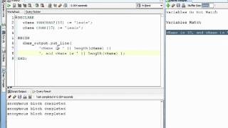 Oracle PL/SQL Tutorial - Strings