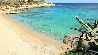 La piccola  spiaggia di Balai  Porto Torres / Sardegna 4k