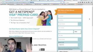 Netspend refer a friend - Income Proof! Make unlimited $20 commissions