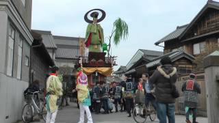 朝のうちは青空だったんです！　新橋本の山車　小江戸さわら春祭り2015　千葉県香取市　00124