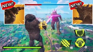 *GODZILLA VS KONG* ALL MYTHIC GUNS IN FORTNITE (NEW! Chapter 6 Season 1)