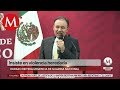 Alfonso Durazo insiste en violencia heredada