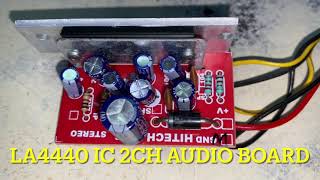 LA4440 IC 2CH Audio Board 6” Speakers