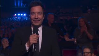 Tom Hanks & Rita Wilson walk out SNL50 concert after Jimmy Fallon says no awards will be handed out