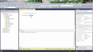 SQL :#2)Drop Database and Table
