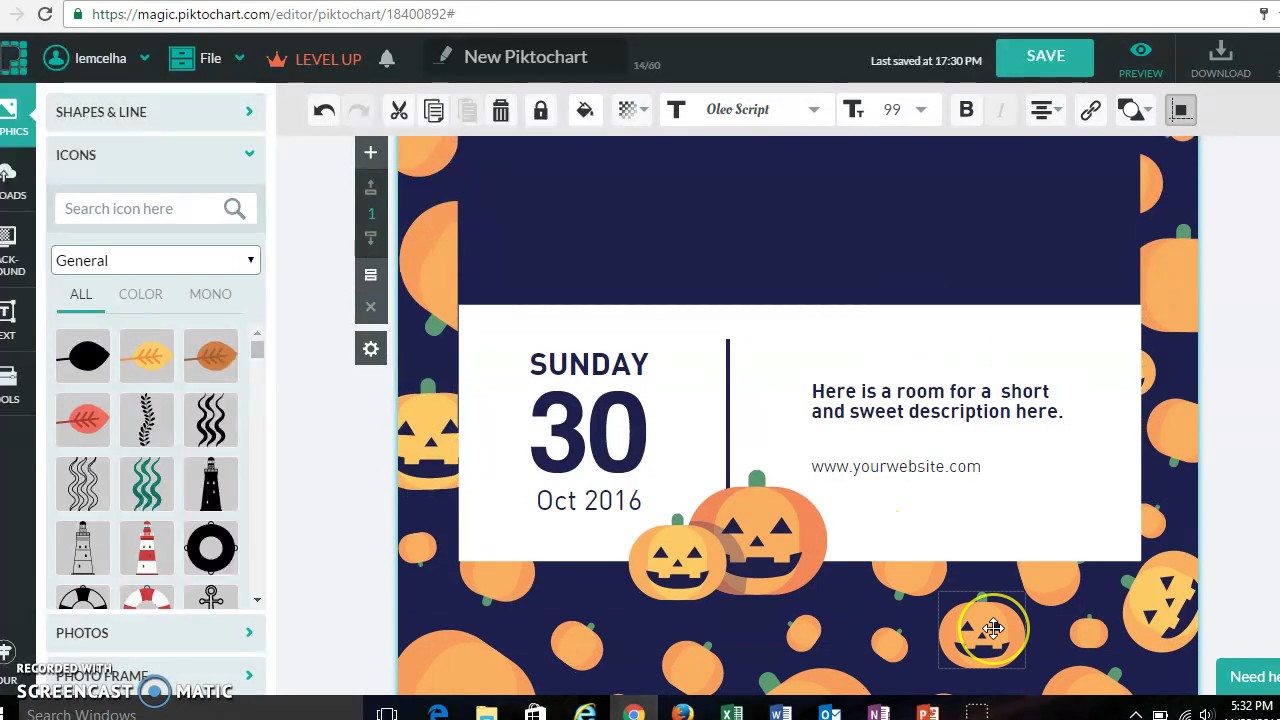 Piktochart Tutorial Youtube