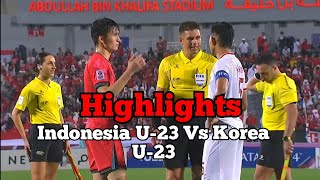 Highlight AFC Cup Indonesia U 23 Vs Korea U 23