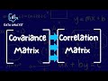 How to derive a correlation matrix from a covariance matrix #statistics #matrix