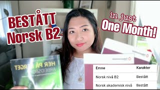 BESTÅTT NORSK B2 in 1 MONTH + BEST ALTERNATIVES THAT YOU CAN DO!