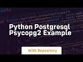 python postgresql psycopg2 example