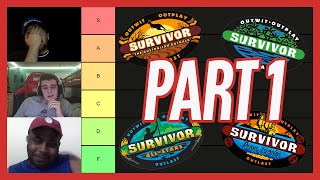 Tier-Ranking EVERY Season of Survivor (Part 1: Borneo-Palau) l Survivor Buffs