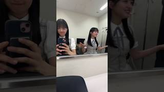 控え室にて 五百城茉央 一ノ瀬美空 #乃木坂46