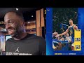 draymond green speaks on jonathan kuminga leaving the arena on crutches and talks about zach edey