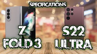 Galaxy Z Fold 3 vs Galaxy S22 Ultra