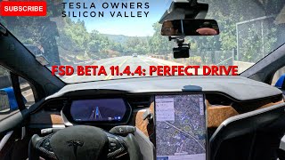 [FSD Beta 11.4.4] Perfect Drive, Autonomy is quickly approaching