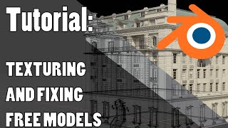 Blender Tutorial: Basic texturing and fixing free models