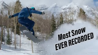 Sundance POWDER DAY - the MOST SNOW in the RESORT'S HISTORY !!