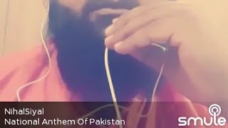 National anthem of pakistan short cover by nihal khan siyal latest 2019