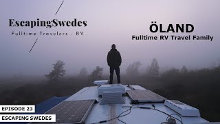 Öland - Sweden. Freecamping around the second biggest island of Sweden. Travel Family Fulltime RV