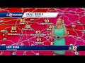 WATCH: Heat, humidity prompts risk for severe storms