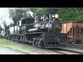 parade of steam 2021 cass scenic railroad climax u0026 shay train engines