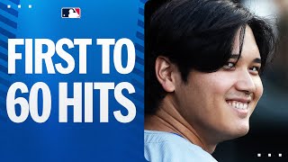 WHO ELSE but Shohei Ohtani? First player to 60 hits in 2024; ANOTHER homer + THR
