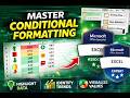 🔥 MASTER Excel Conditional Formatting Like a PRO! 🚀 | Highlight Data Instantly
