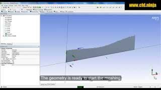 ✅ ANSYS CFX - Convergent Divergent, CD Nozzle - TUTORIAL Part 1/4