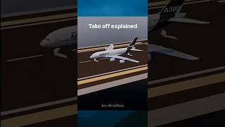 Aircraft takeoff explained #airbus #aviation #education