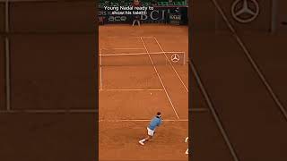 Young Nadal crazy point.....