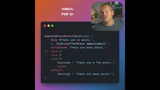 PHP: switch VS match