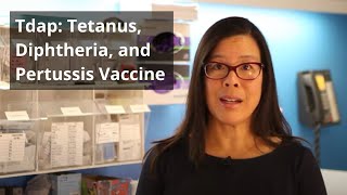 Tdap: Tetanus, Diphtheria, and Pertussis Vaccine