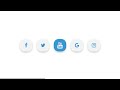 social media buttons with awesome animation hover effects using html and css