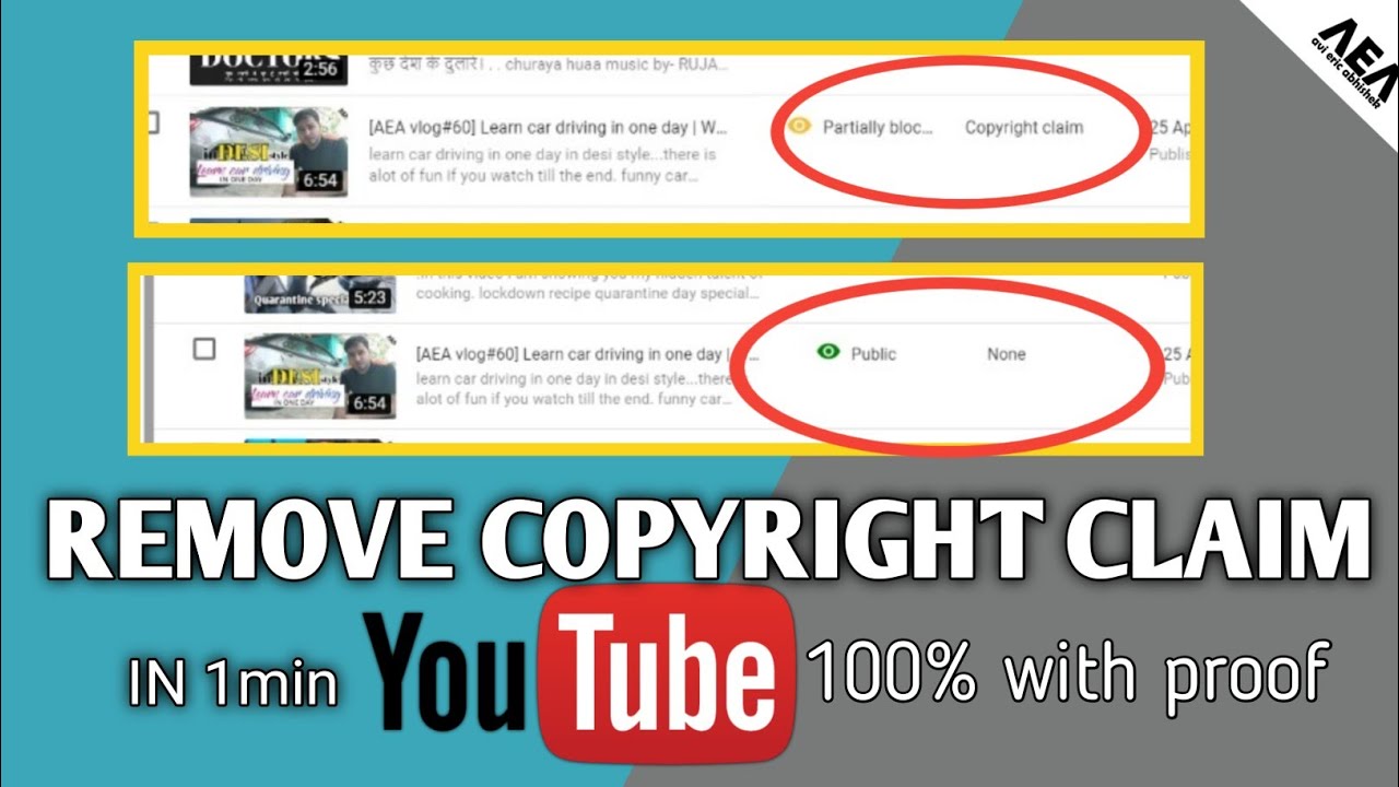 How To Remove Copyright Claims On Youtube | Remove Copyright Claim In ...