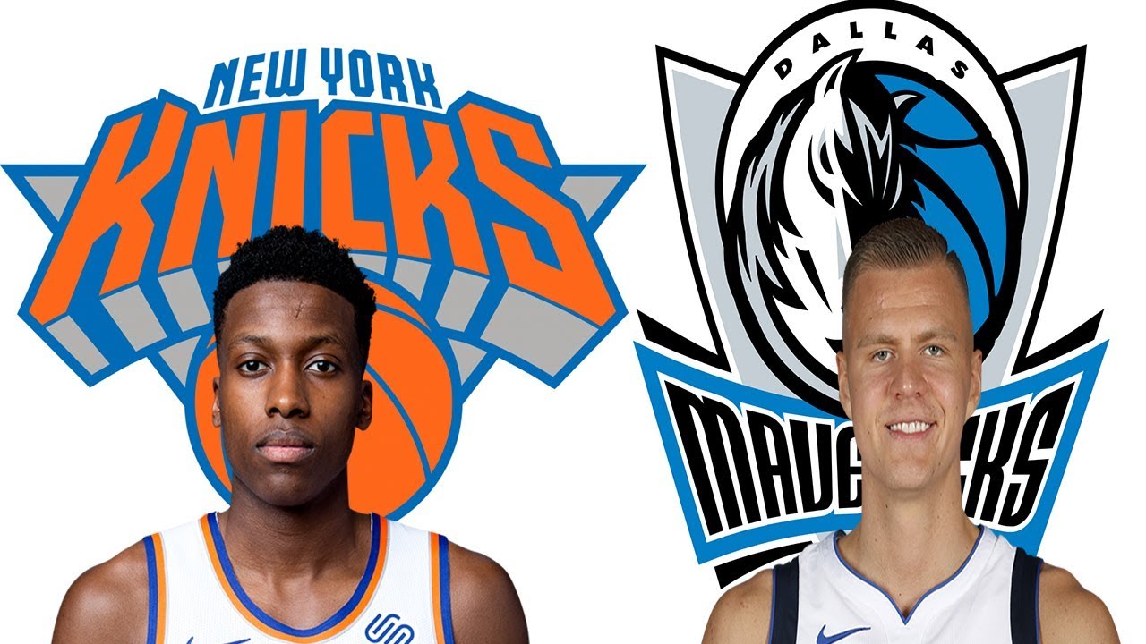 New York Knicks Upset Dallas Mavericks! Kristaps Porzingis Goes Down ...