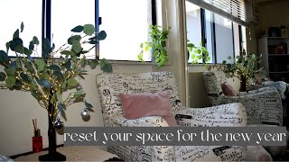 How to RESET your space for 2022 | Reset your life for the New Year