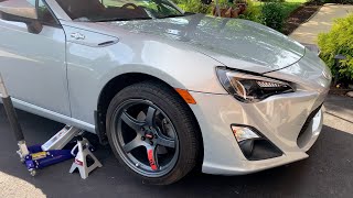 FRS GETS FIRST SET OF WHEELS | RAYS Gram lights 57CR