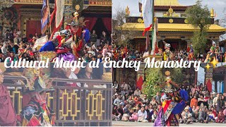 Cham Dance at Enchey Monastery | A Magical Experience ✨🙏#chamdance #culture #tradition#peacefulplace