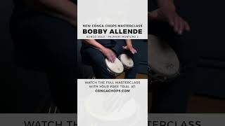 Bobby Allende Bongó Solo Clip | CongaChops.com Masterclass #bongo