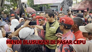 BLUSUKAN KE PASAR HENDI BORONG DAGANGAN UNTUK DIBAGIKAN WARGA