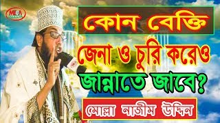 কোন বেক্তি চুরি জেনা করেও জান্নাতে জাবে । molla najim uddin waz