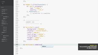 130 Modifying CSS with jQuery