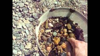 IRON FIST MINING Gold panning Lincoln California June 2012