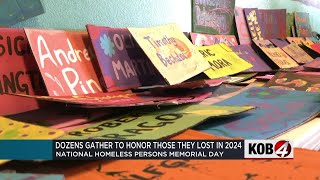 Lost loved ones honored in Albuquerque on National Homeless Persons' Memorial Day