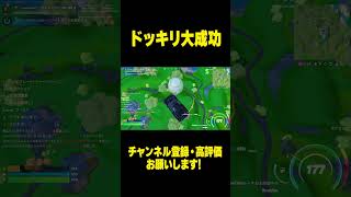 救援物資に乗ってドッキリサプライズしてみた！＃フォートナイト＃Fortnite＃shorts