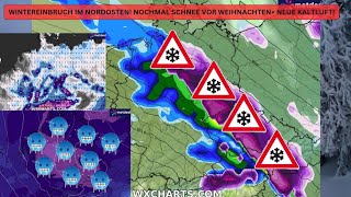 Markanter WINTEREINBRUCH im Nordosten! KALTLUFTEINBRUCH mit SCHNEE an und nach SILVESTER möglich!