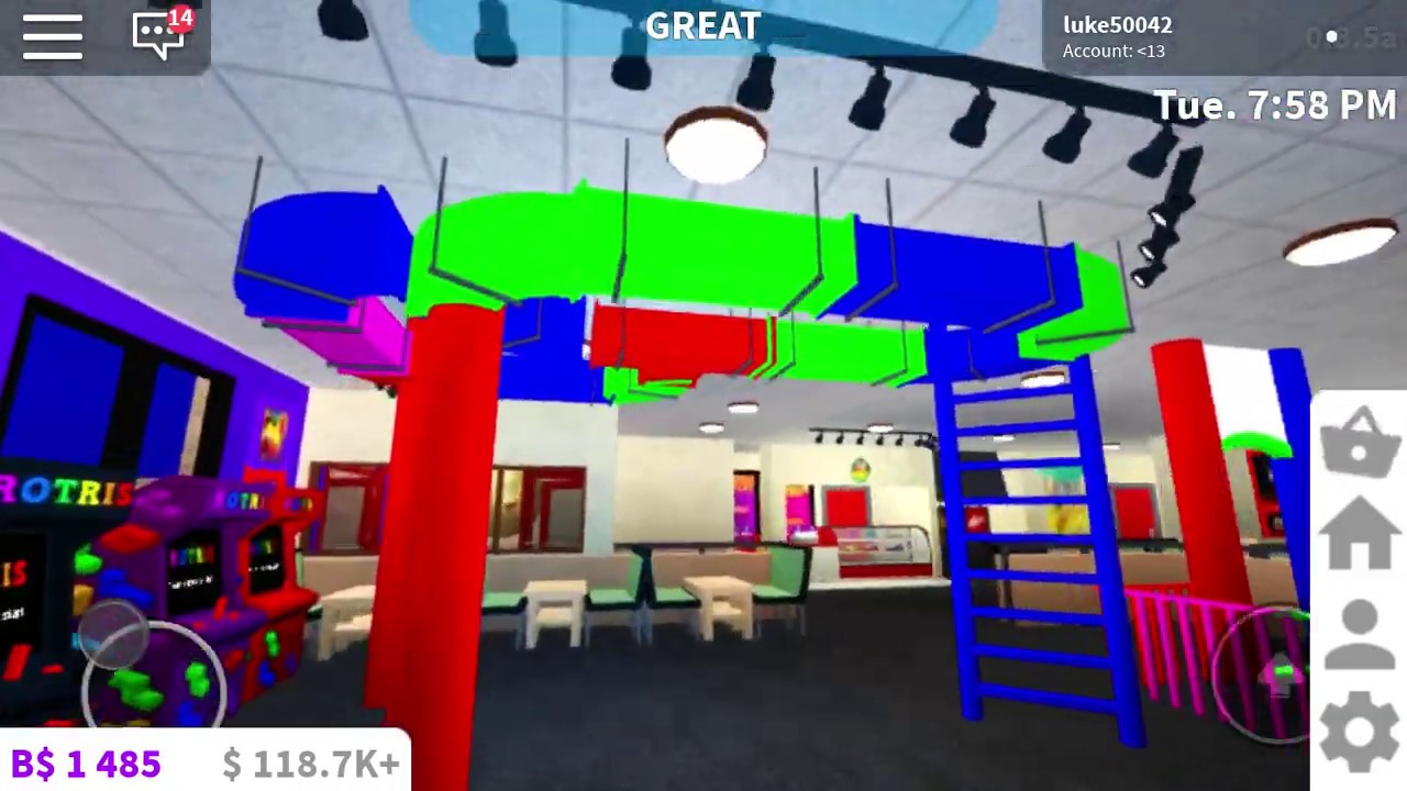 Chuck E. Cheese’s | Welcome To Bloxburg - YouTube