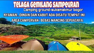 Camping Keluarga Di Telaga Gemilang Sampeuran | Camping Ground di Puncak dua | Camping bisa Mancing