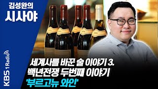 [김성완의 시사야] 세계사를 바꾼 술 이야기 3. 백년전쟁 두번째 이야기 '부르고뉴 와인'_명욱의 불금의 교양학 | KBS 201127 방송